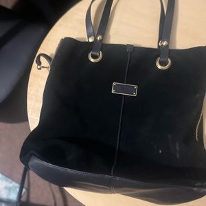 Ugg Women Black Suede bag in excellent condition like new